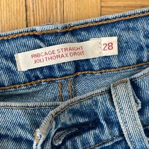 Levi’s rib cage jeans